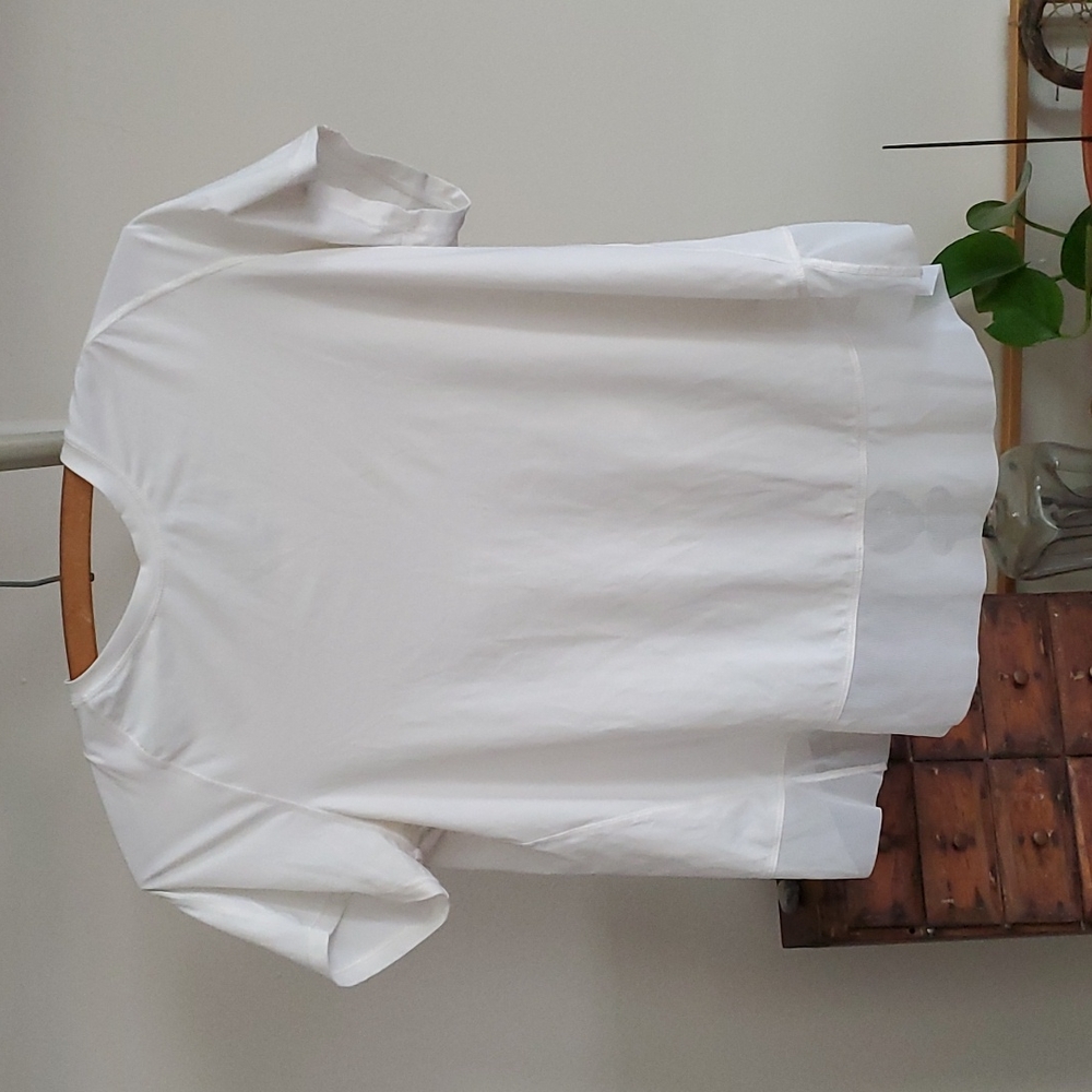 Lululemon white flowy yoga tee